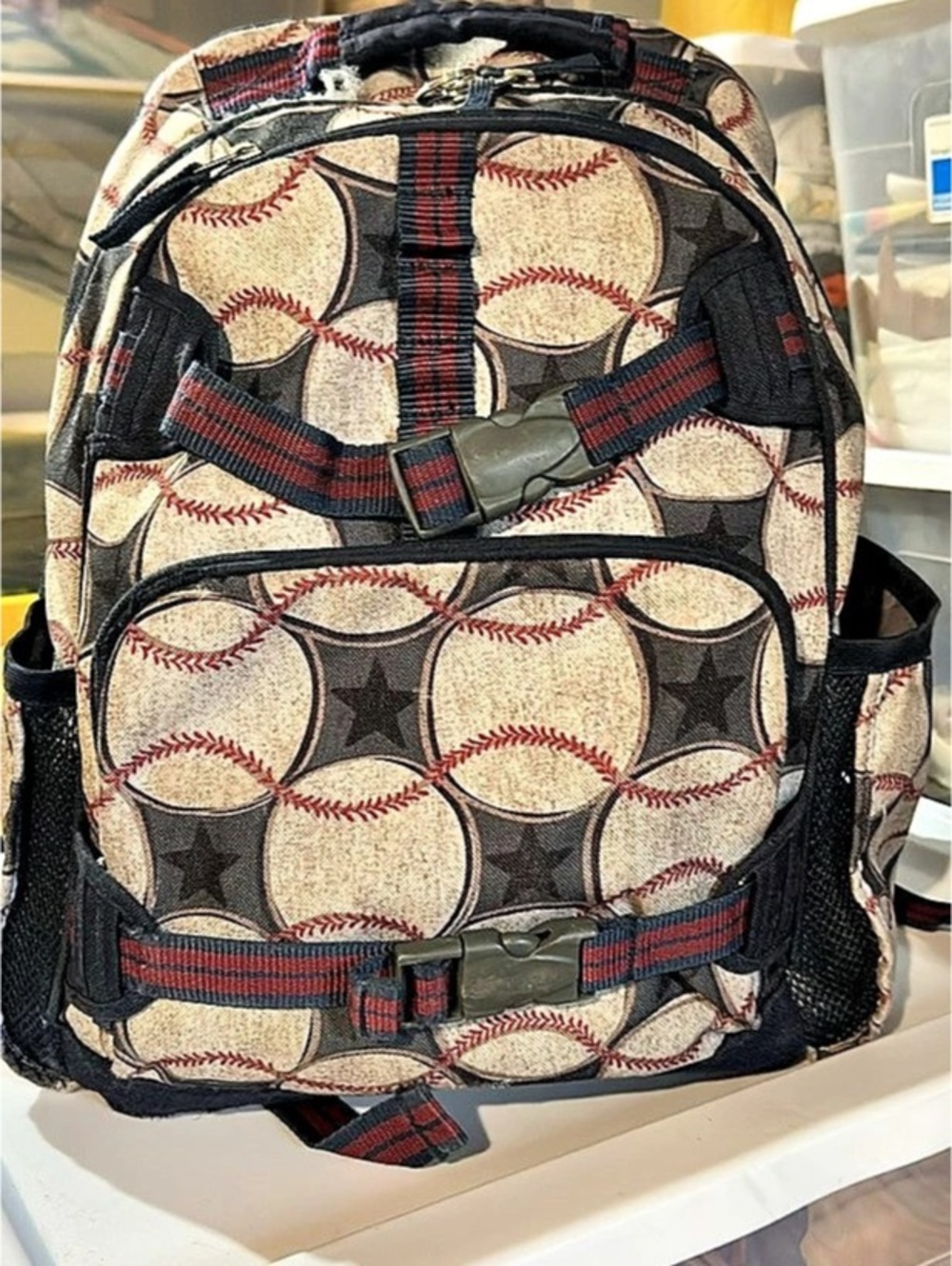 Pottery Barn Kids Backpack in Brown & Black